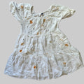 Eco Print Muslin Summer Dress With Pockets Size Women's M