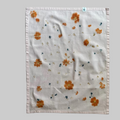 Eco Dyed | Rose Colored 100% Organic Cotton Tea Towel | Herringbone Weave