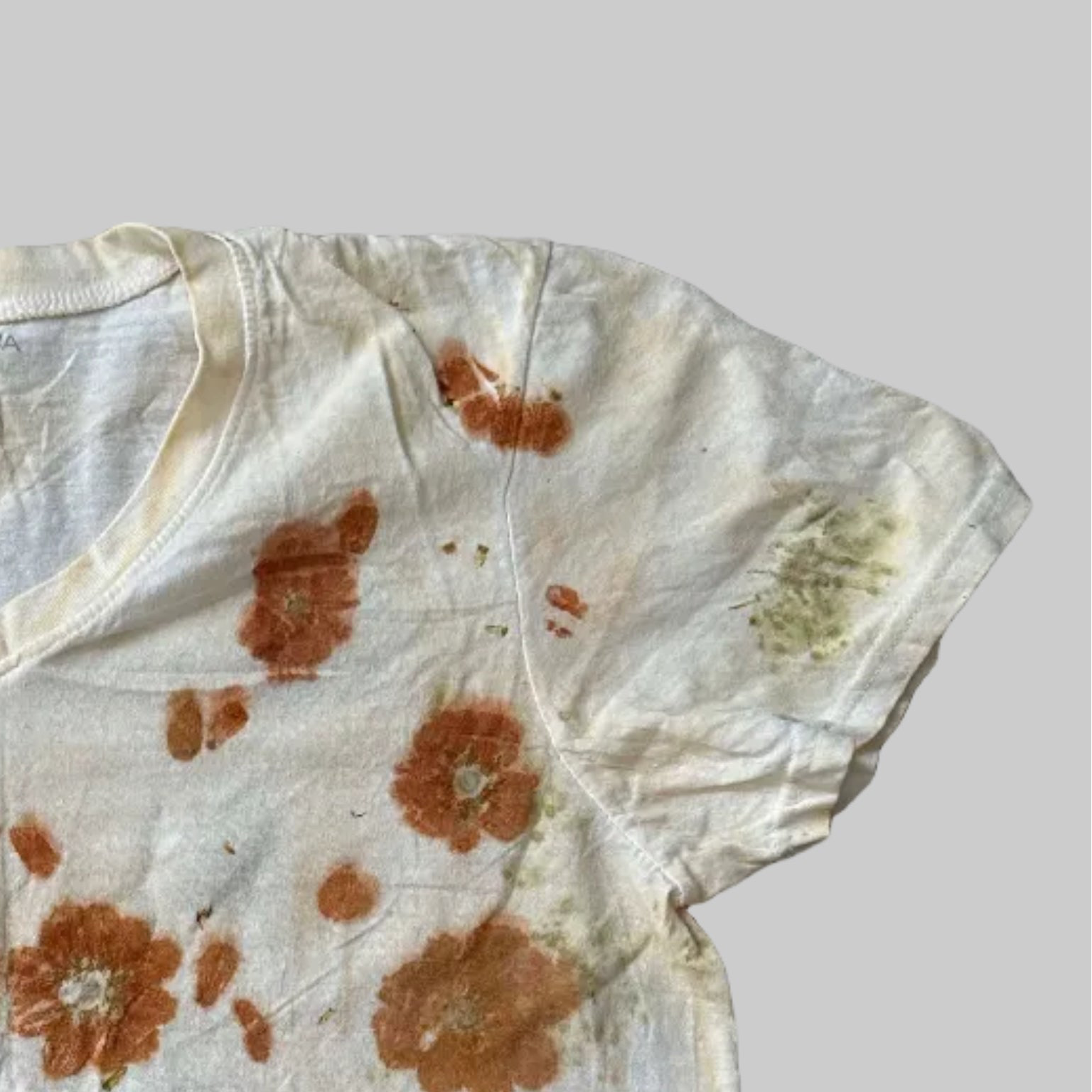 Eco Dyed Cotton T-shirt Size M