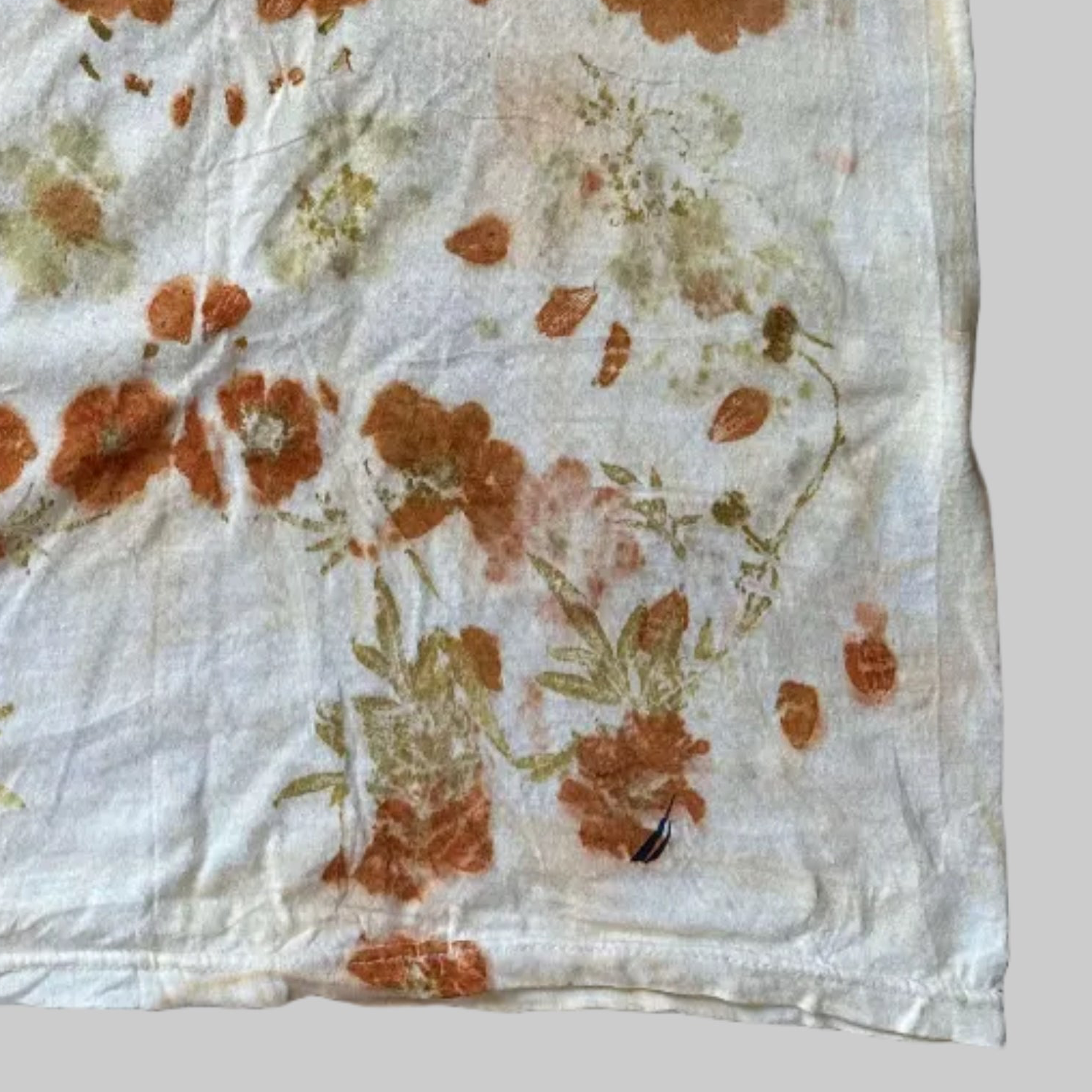 Eco Dyed Cotton T-shirt Size M