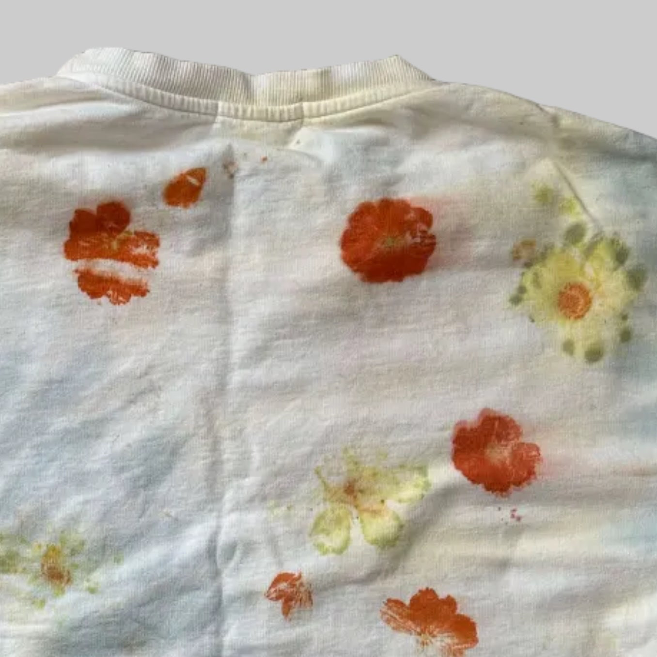 Eco-Dyed Women Cropped Tye Dyed Sweatshirt Long Sleeves Pullover Crop Tops