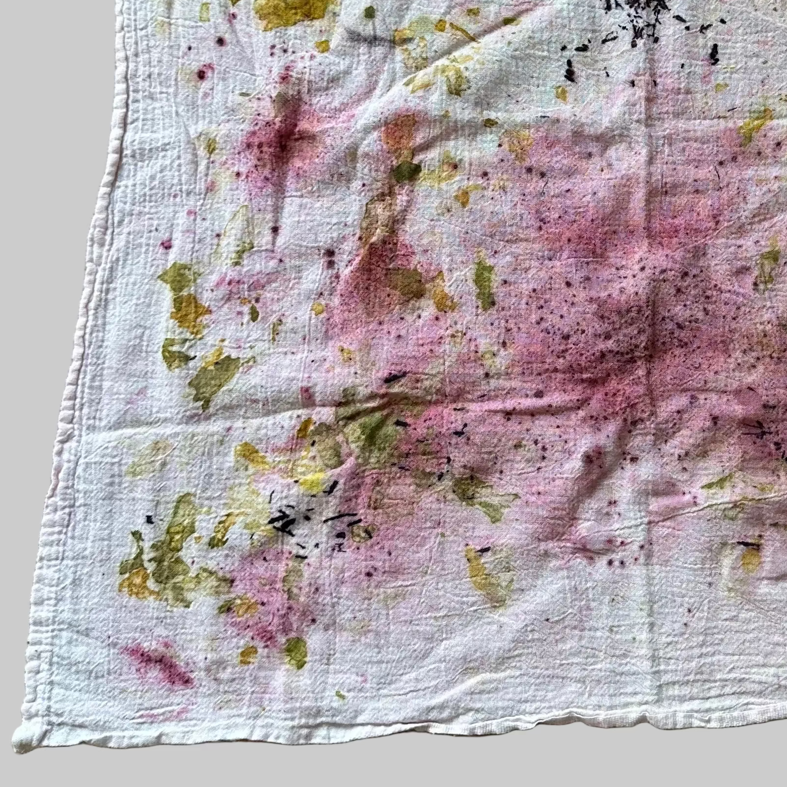 Eco Dyed Flour Sack Dish Towels 26 in x 26 in