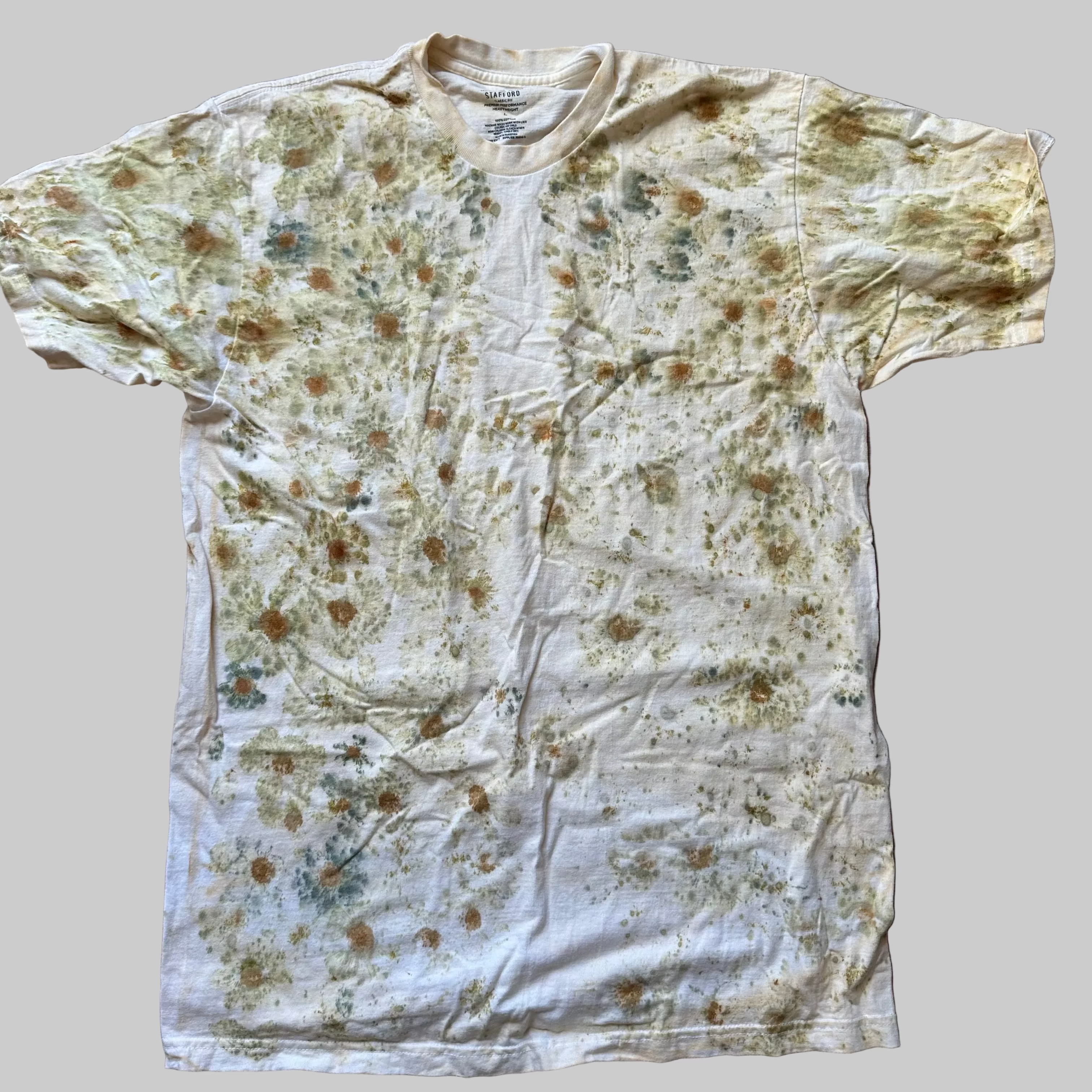 Eco Dyed Short Sleeved T-Shirt Size L