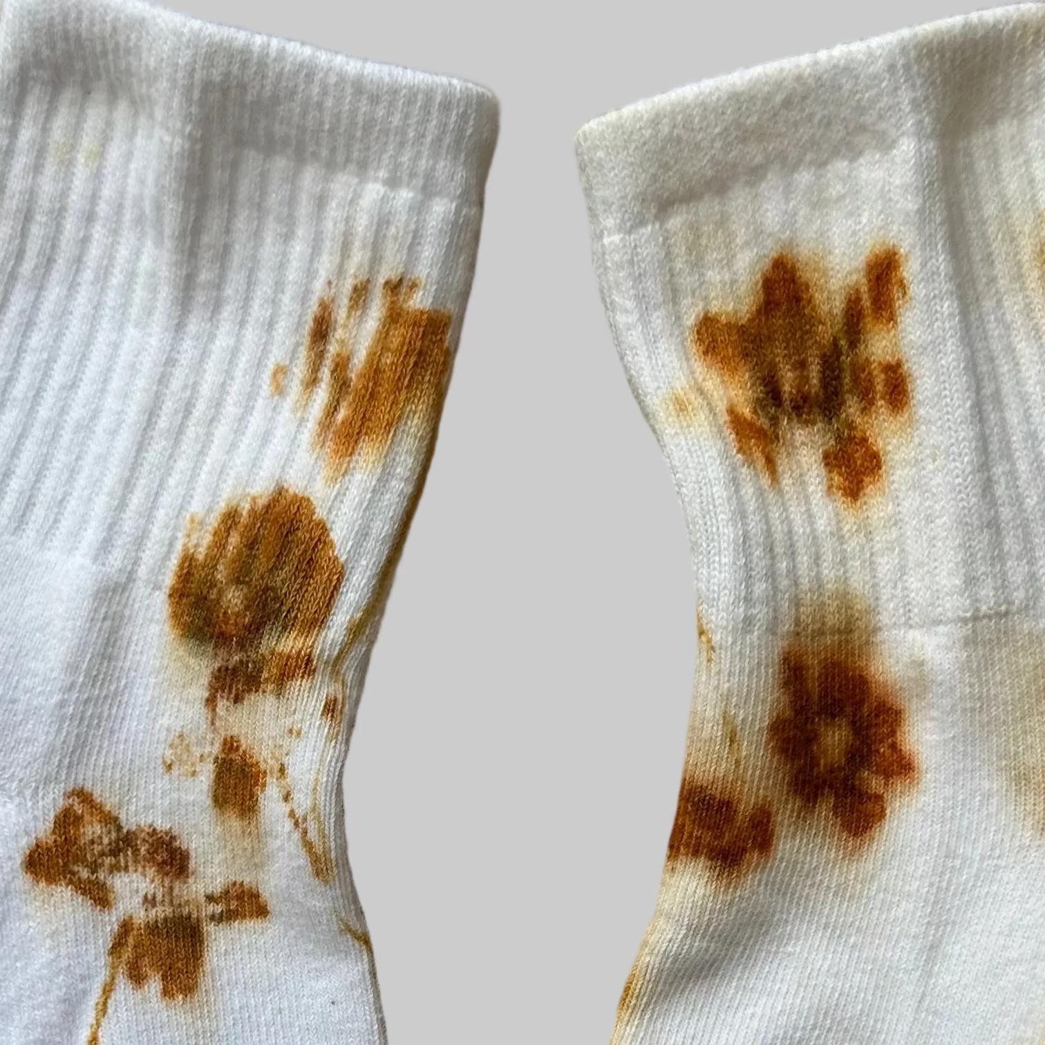 Eco Print Women's Cotton Cushioned Ankle Socks, Athletic Quarter Mini Crew Socks | Size 8-11 | 100% Cotton