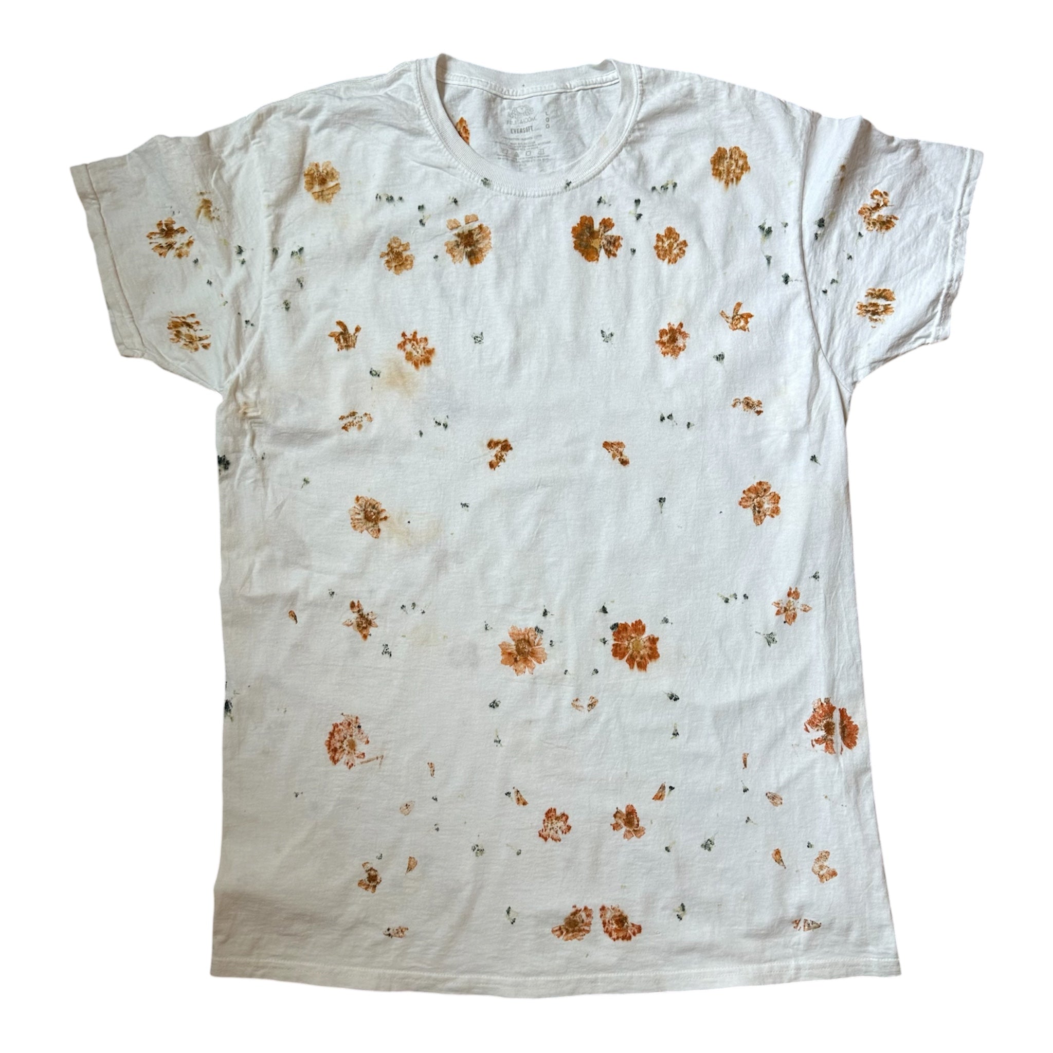 Coreopsis & Pincushion Flower Dyed T-shirts